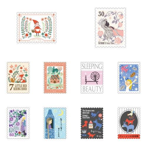 Shinzi Katoh Fairy Tale Jewels Sparkling Flake Stickers in Box - Grimm Fairy Tale 2 - SEAL-DO - Default Title by Techo Treats Stationery