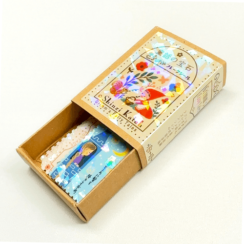 Shinzi Katoh Fairy Tale Jewels Sparkling Flake Stickers in Box - Grimm Fairy Tale 2 - Techo Treats