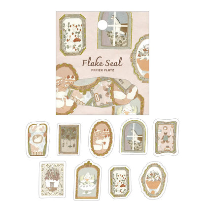 Shoichiro Tobimatsu Flake Seal - Frames - Papier Platz - Default Title by Techo Treats Stationery