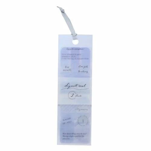 Signet seal PET Stickers - SMOKY BLUE - KAMIO JAPAN - Default Title by Techo Treats Stationery