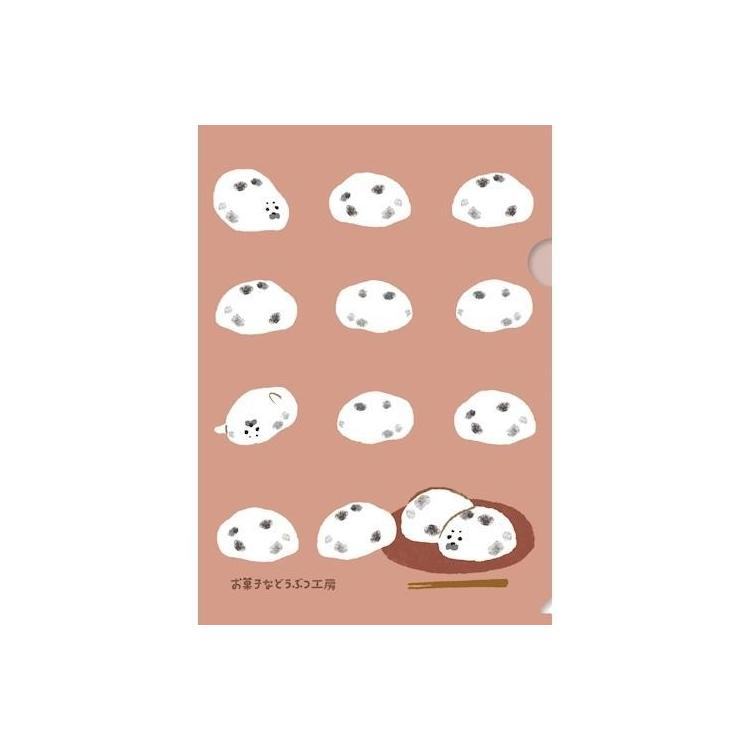 Snack Animal Studio B6 Clear Folder (2 pcs) - Japanese Pastry - Furukawa Shiko - Default Title by Techo Treats Stationery
