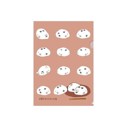 Snack Animal Studio B6 Clear Folder (2 pcs) - Japanese Pastry - Furukawa Shiko - Default Title by Techo Treats Stationery
