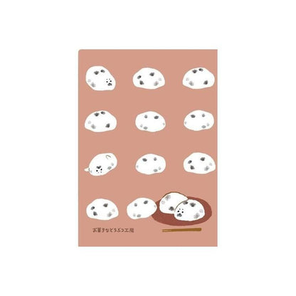 Snack Animal Studio B6 Clear Folder (2 pcs) - Japanese Pastry - Furukawa Shiko - Default Title by Techo Treats Stationery