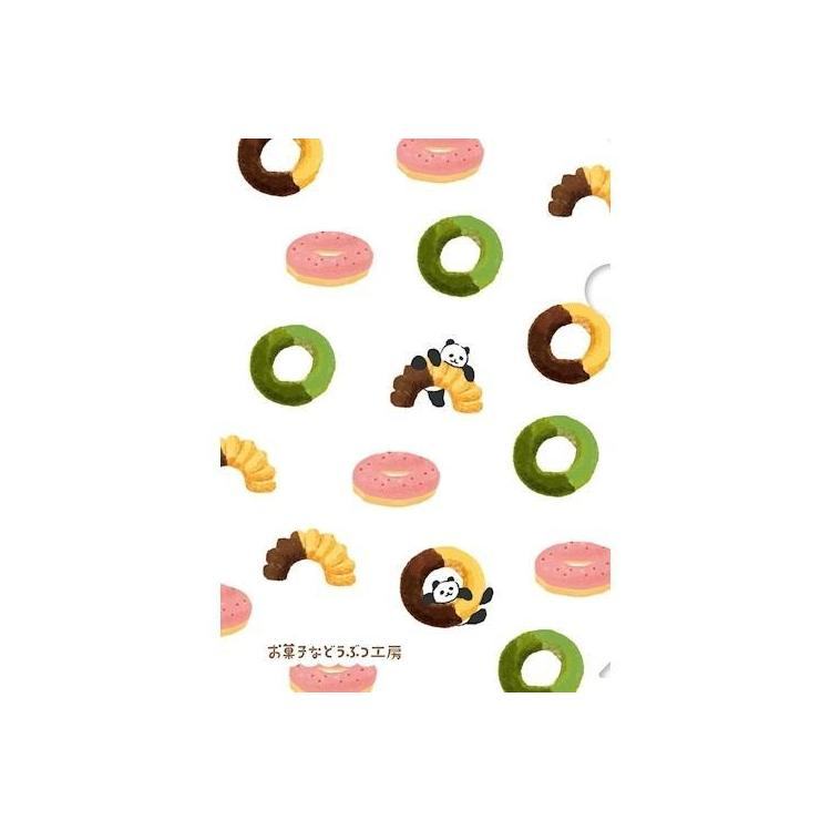 Snack Animal Studio B6 Clear Folder (2 pcs) - Western Pastry - Furukawa Shiko - Default Title by Techo Treats Stationery