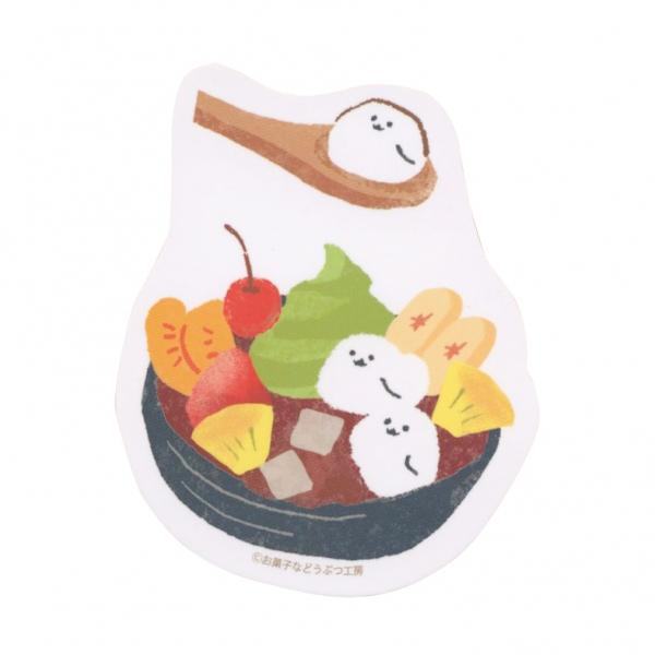 Snack Animal Studio Water Resistant PVC Sticker - Anmitsu - Techo Treats