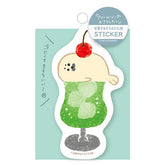 Snack Animal Studio Water Resistant PVC Sticker - Cream Soda - Techo Treats