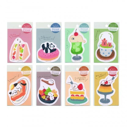 Snack Animal Studio Water Resistant PVC Sticker - Short Cake - Techo Treats