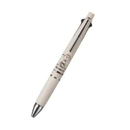 Snoopy Jetstream 4&amp;1 Multifunction Ballpoint Pen 0.5mm - Greige (75th Anniversary Limited Color) - Techo Treats