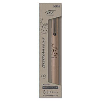 Snoopy Jetstream Prime Multi-function Ballpoint Pen 0.5mm - Latte Brown - Techo Treats
