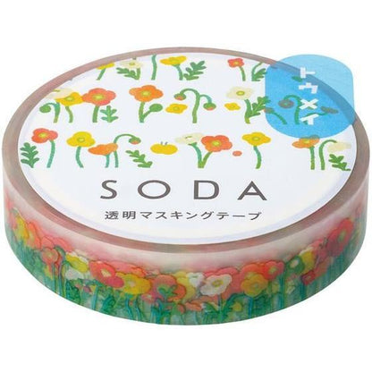 SODA Decoration Tape Vol.4 - 10mm Poppy - Techo Treats