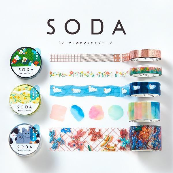 SODA Decoration Tape Vol.4 - 10mm Poppy - Techo Treats
