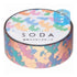 SODA Decoration Tape Vol.4 - 15mm Bird (with Gold Foil) - Techo Treats