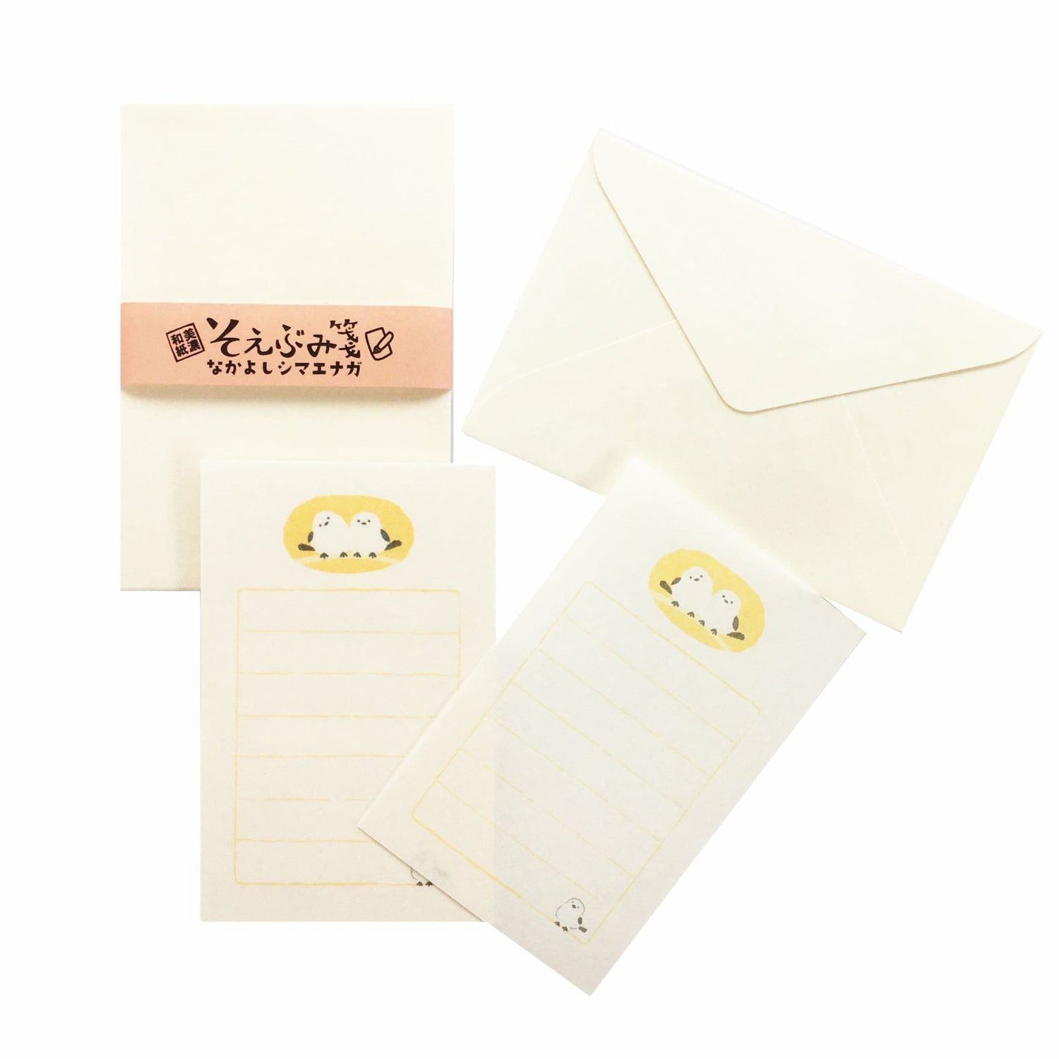 Soebumi-Sen Mini Letter Set - Nakayoshi Shimaenaga - Furukawa Shiko - Default Title by Techo Treats Stationery
