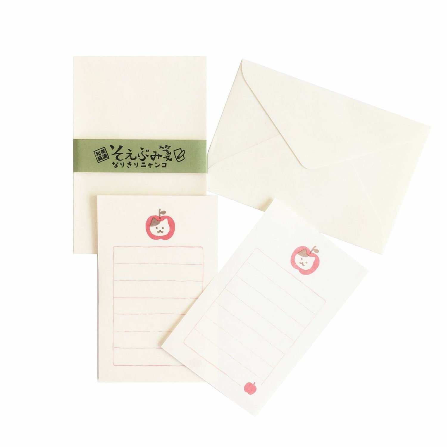 Soebumi-Sen Mini Letter Set - Narikiri Nyanko - Furukawa Shiko - Default Title by Techo Treats Stationery