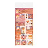 SORA CAFE Clear Sticker Sheet - Evening - Furukawa Shiko - Default Title by Techo Treats Stationery
