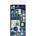 SORA CAFE Clear Sticker Sheet - Midnight - Furukawa Shiko - Default Title by Techo Treats Stationery