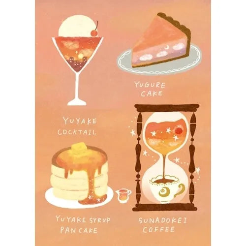 SORA CAFE Deco Seal - Evening - Furukawa Shiko - Default Title by Techo Treats Stationery