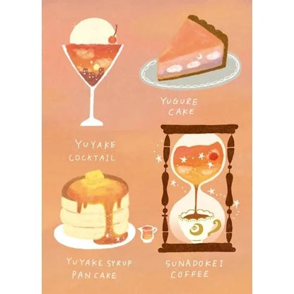 SORA CAFE Deco Seal - Evening - Furukawa Shiko - Default Title by Techo Treats Stationery