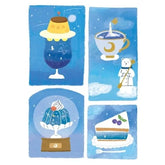 SORA CAFE Deco Seal - Night - Furukawa Shiko - Default Title by Techo Treats Stationery