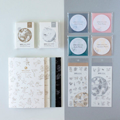 sora moon memo - Golden Full Moon - Shinnippon Calendar - Default Title by Techo Treats Stationery