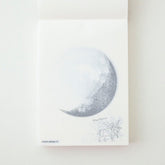 sora moon memo - Silver Crescent Moon - Shinnippon Calendar - Default Title by Techo Treats Stationery