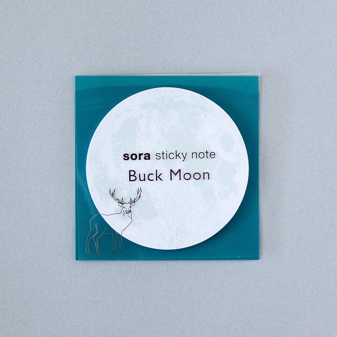sora sticky note - Buck Moon (Green) - Techo Treats
