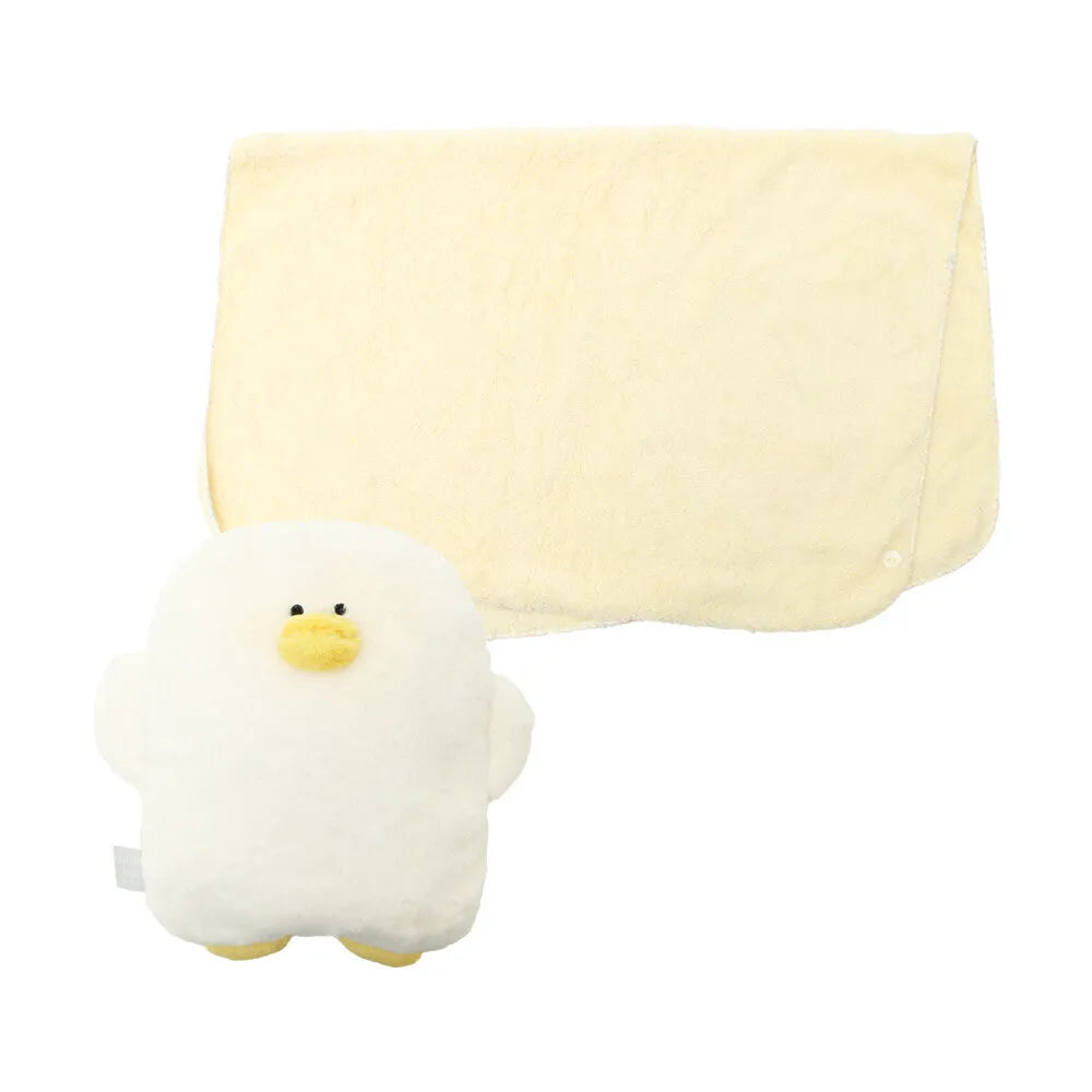Souffle Duck Cushion with 3-way Blanket - polkapolka - Default Title by Techo Treats Stationery
