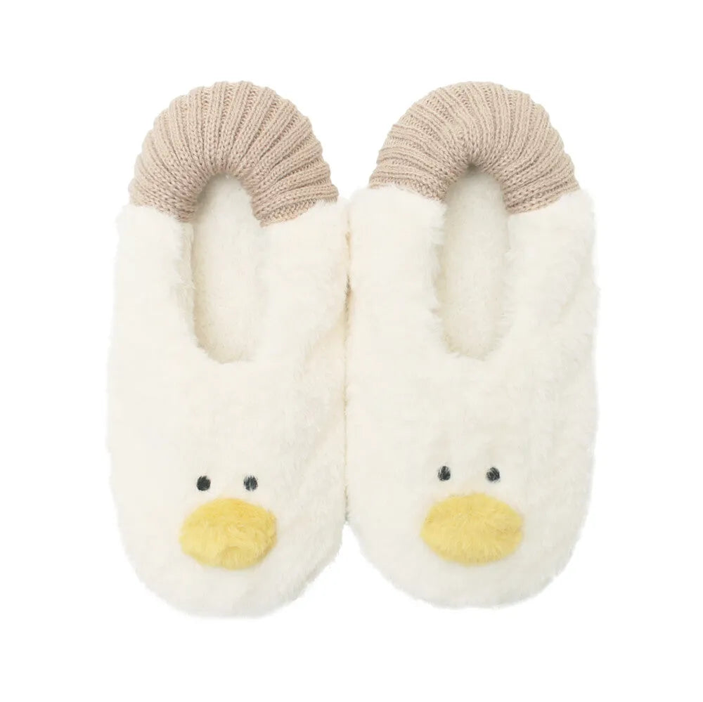 Souffle Duck Room Shoes - polkapolka - Default Title by Techo Treats Stationery