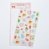 Spring Limited Clear Sticker Sheet - Fluttering Sakura - Furukawa Shiko - Default Title by Techo Treats Stationery