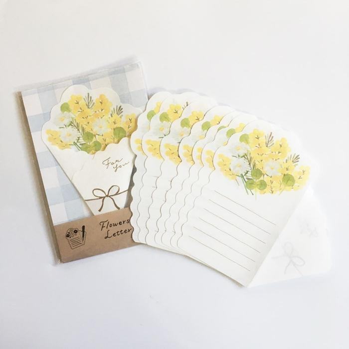 Spring Limited Flowers Letter - Mimosa - Furukawa Shiko - Default Title by Techo Treats Stationery