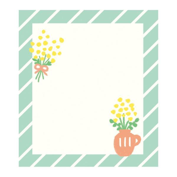 Spring Limited Memo Pad - Mimosa - Furukawa Shiko - Default Title by Techo Treats Stationery