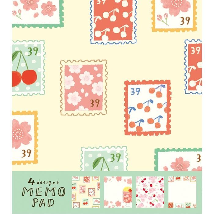 Spring Limited Memo Pad - Sakura and Fruits - Furukawa Shiko - Default Title by Techo Treats Stationery