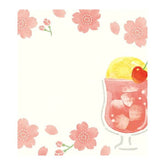 Spring Limited Memo Pad - Sakura and Fruits - Techo Treats