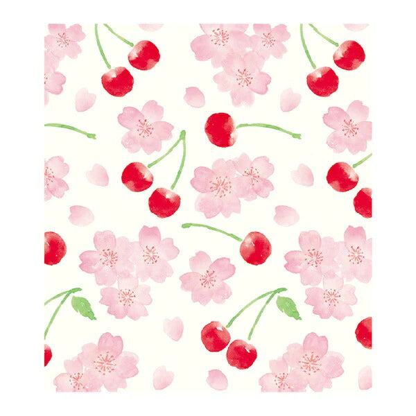 Spring Limited Memo Pad - Sakura and Fruits - Techo Treats