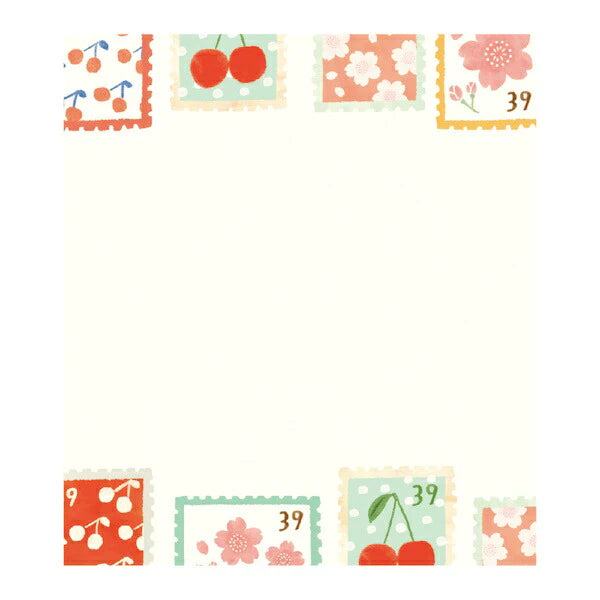 Spring Limited Memo Pad - Sakura and Fruits - Techo Treats