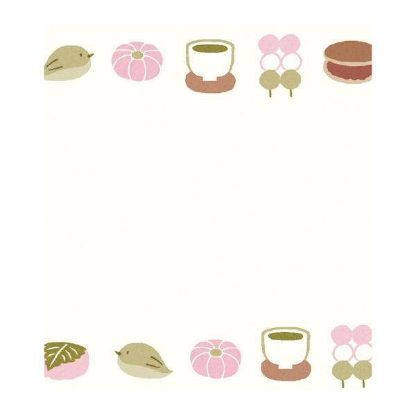 Spring Limited Memo Pad - Sakura and Japanese Sweets - Furukawa Shiko - Default Title by Techo Treats Stationery