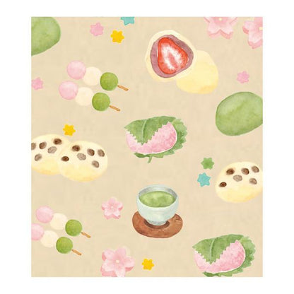 Spring Limited Memo Pad - Sakura and Japanese Sweets - Techo Treats