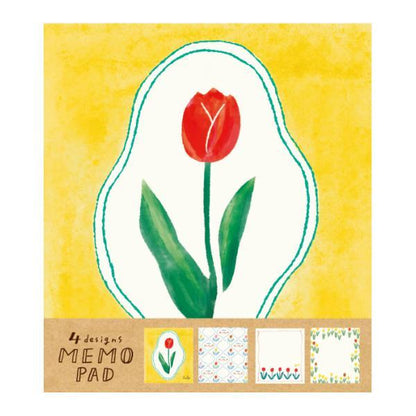 Spring Limited Memo Pad - Tulip - Furukawa Shiko - Default Title by Techo Treats Stationery