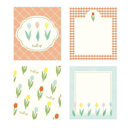 Spring Limited Memo Pad - Various Tulips - Furukawa Shiko - Default Title by Techo Treats Stationery