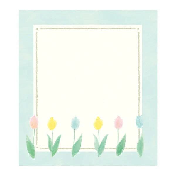 Spring Limited Memo Pad - Various Tulips - Techo Treats