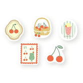 Spring Limited Washi Flake Seal - Cherry - Furukawa Shiko - Default Title by Techo Treats Stationery
