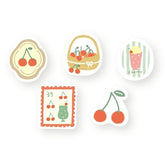 Spring Limited Washi Flake Seal - Cherry - Techo Treats