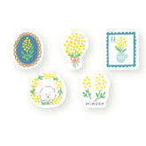 Spring Limited Washi Flake Seal - Mimosa - Furukawa Shiko - Default Title by Techo Treats Stationery