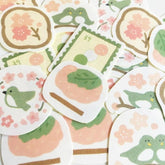 Spring Limited Washi Flake Seal - Sakura - Furukawa Shiko - Default Title by Techo Treats Stationery