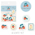 Spring Limited Washi Flake Seal - Strawberry - Furukawa Shiko - Default Title by Techo Treats Stationery