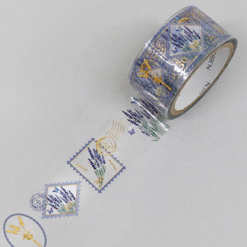 Stamp Story Foil-stamped Clear Tape - Lavender - Techo Treats