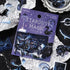STARDUST MAGIC Foil-stamped Clear Sticker - Black Hole - Techo Treats