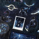 STARDUST MAGIC Foil-stamped Clear Sticker - Black Hole - Techo Treats