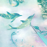 STARDUST MAGIC Foil-stamped Clear Sticker - Earth - Techo Treats