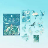 STARDUST MAGIC Foil-stamped Clear Sticker - Earth - Techo Treats